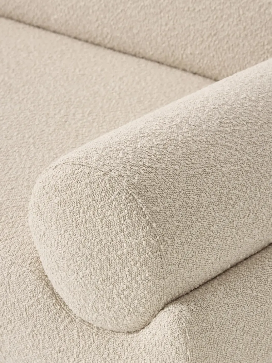 Sofá en tejido bouclé Lilo (3 plazas)