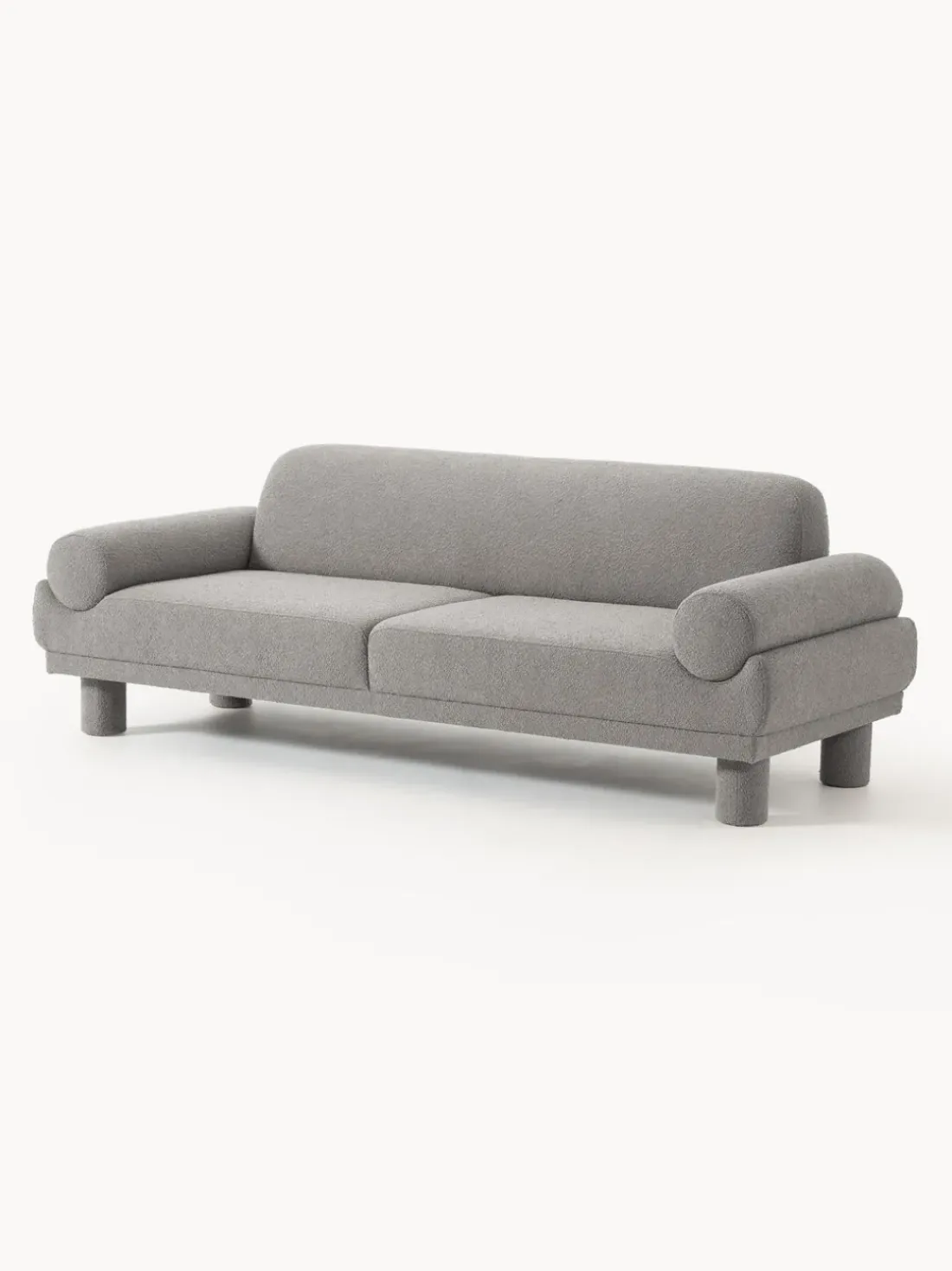 Sofá en tejido bouclé Lilo (3 plazas)