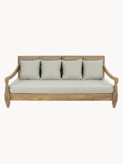 Sofá grande para exterior de madera Bali (4 plazas)