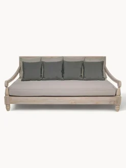 Sofá grande para exterior de madera Bali (4 plazas)