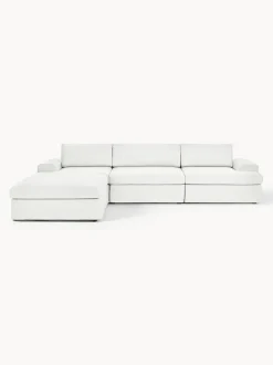 Sofá modular con reposapiés izquierdo/derecho Russell (4 plazas), desenfundable
