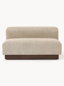 Sofá modular de borreguillo bouclé Natalie (2 plazas)