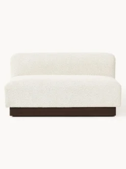 Sofá modular de borreguillo bouclé Natalie (2 plazas)
