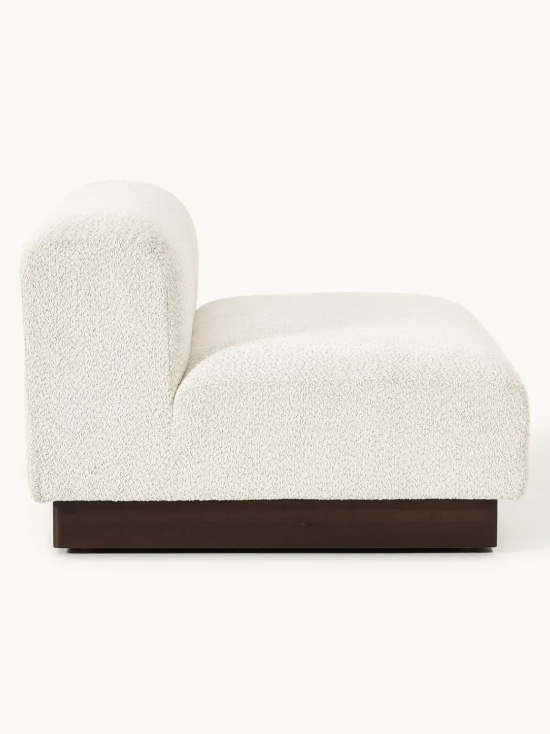 Sofá modular de borreguillo bouclé Natalie (2 plazas)