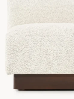 Sofá modular de borreguillo bouclé Natalie (2 plazas)