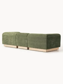 Sofá modular de borreguillo bouclé Natalie (3 plazas)