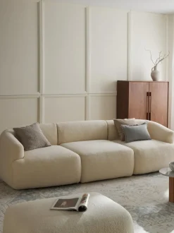 Sofá modular de borreguillo Sofia (3 plazas)