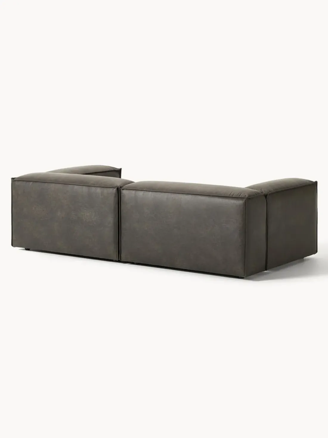 Sofá modular de cuero reciclado Lennon (3 plazas)