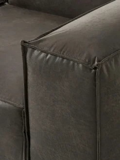 Sofá modular de cuero reciclado Lennon (3 plazas)