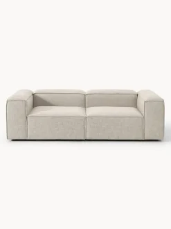 Sofá modular de mezcla de lino Lennon (3 plazas)