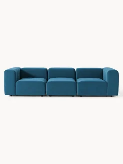 Sofá modular de terciopelo Lena (4 plazas)