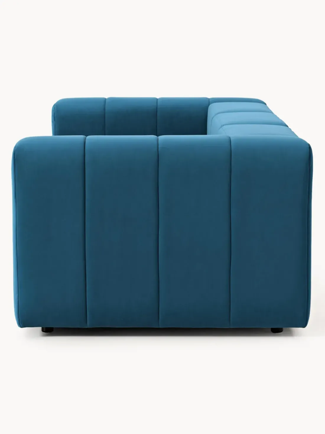 Sofá modular de terciopelo Lena (4 plazas)