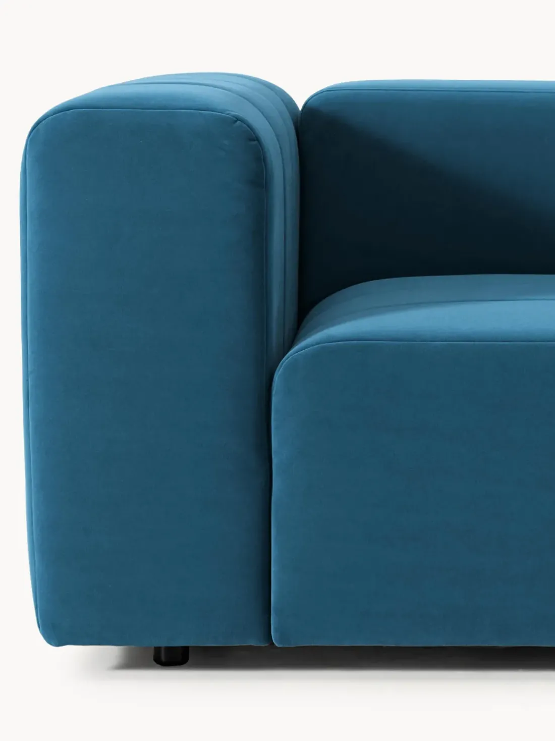 Sofá modular de terciopelo Lena (4 plazas)