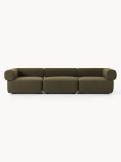 Sofá modular en tejido bouclé Anton (4 plazas)