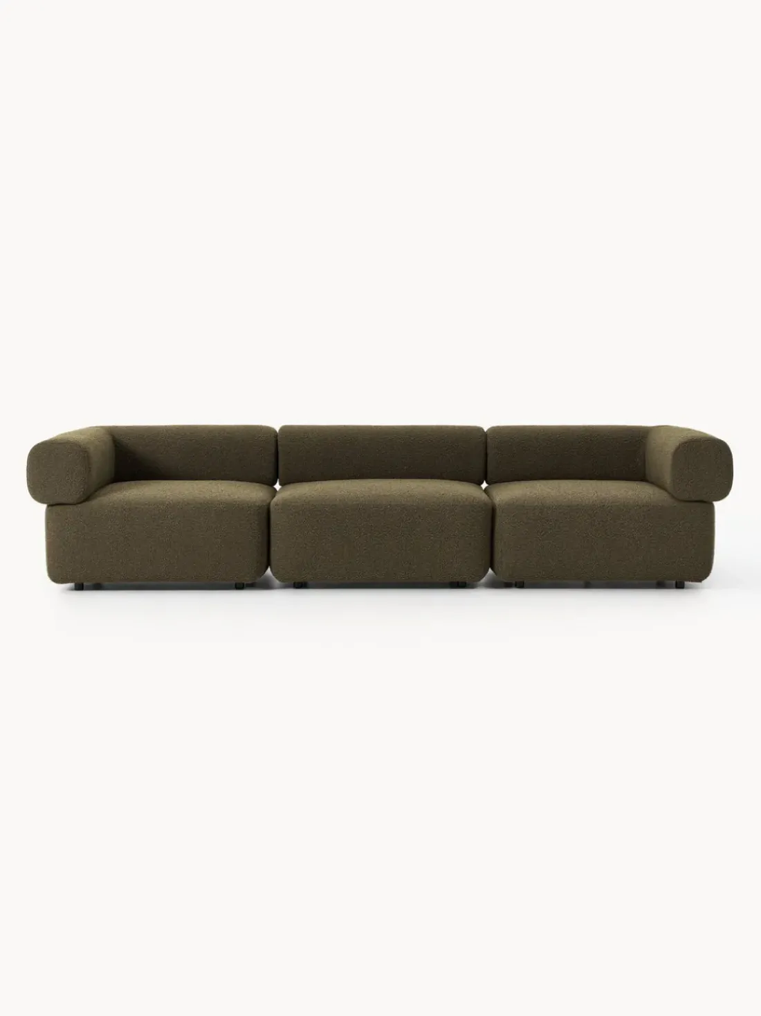 Sofá modular en tejido bouclé Anton (4 plazas)