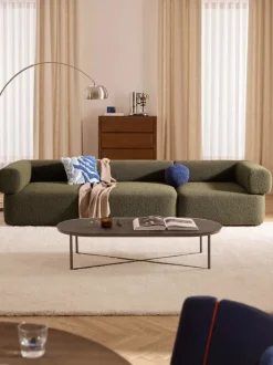 Sofá modular en tejido bouclé Anton (4 plazas)