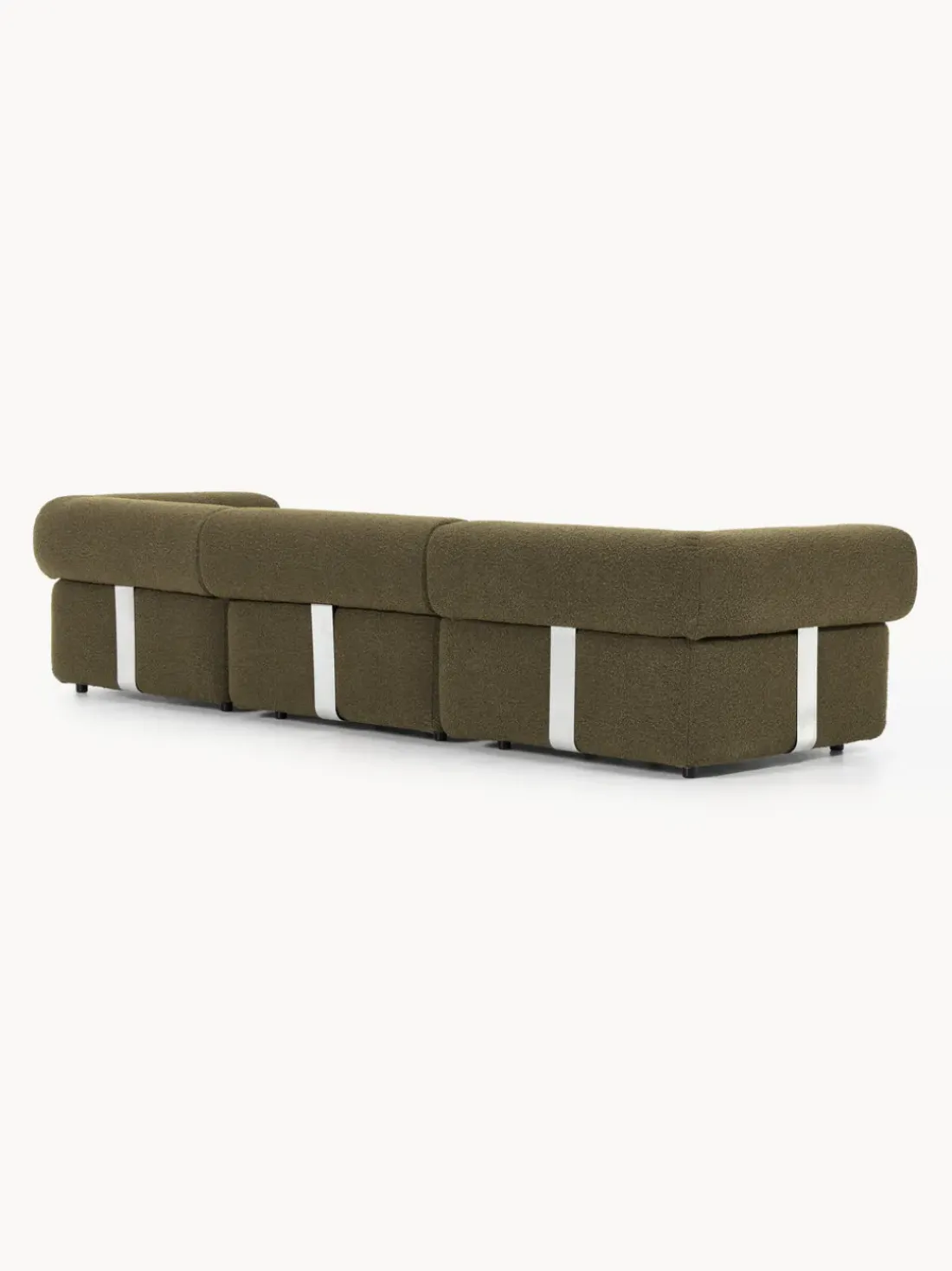 Sofá modular en tejido bouclé Anton (4 plazas)