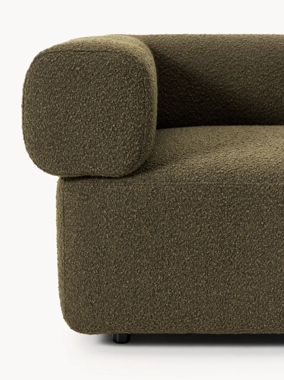 Sofá modular en tejido bouclé Anton (4 plazas)