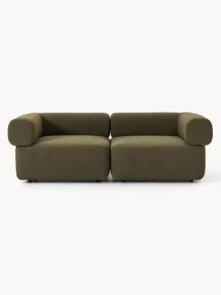 Sofá modular en tejido bouclé Anton (3 plazas)