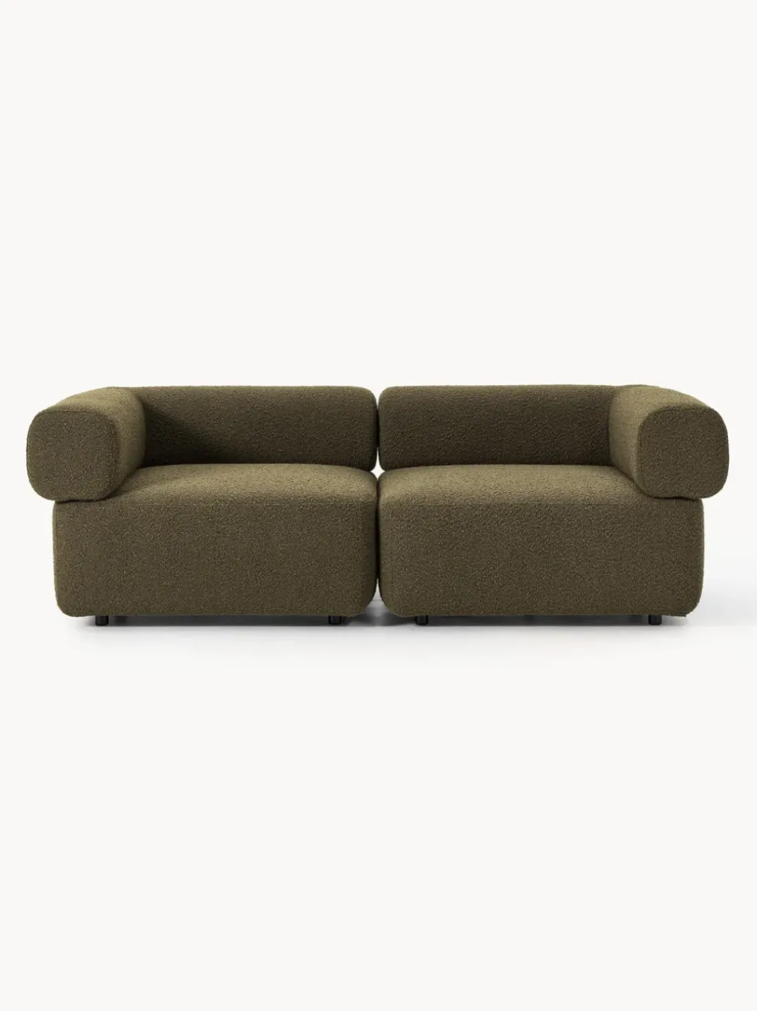 Sofá modular en tejido bouclé Anton (3 plazas)