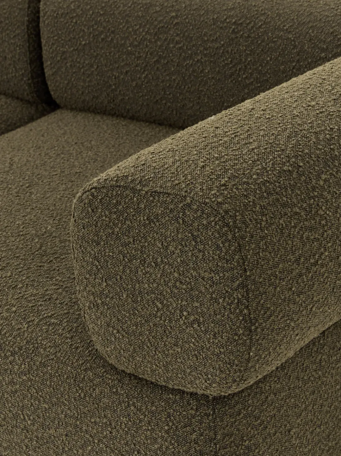 Sofá modular en tejido bouclé Anton (3 plazas)