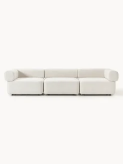 Sofá modular en tejido bouclé Anton (4 plazas)