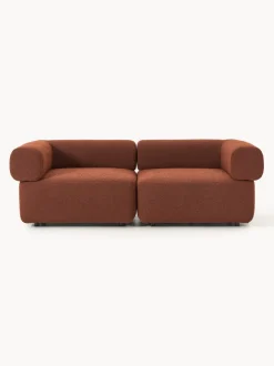 Sofá modular en tejido bouclé Anton (3 plazas)