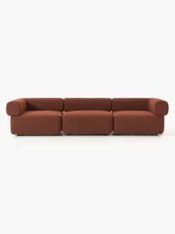 Sofá modular en tejido bouclé Anton (4 plazas)