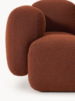 Sofá modular en tejido bouclé con reposapiés Tayla (4 plazas)