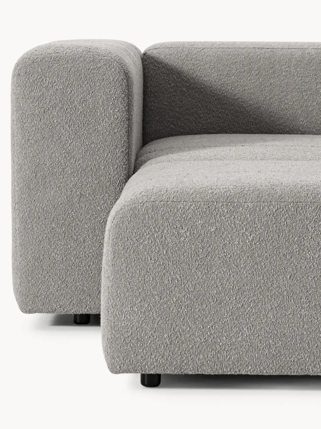 Sofá modular en tejido bouclé Lena (4 plazas)