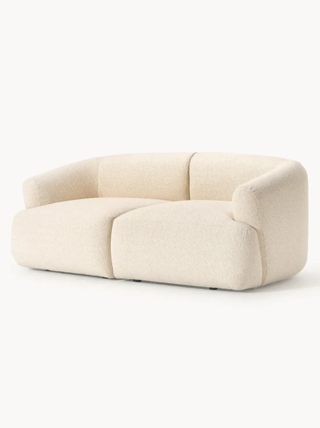 Sofá modular en tejido bouclé Sofia (2 plazas)