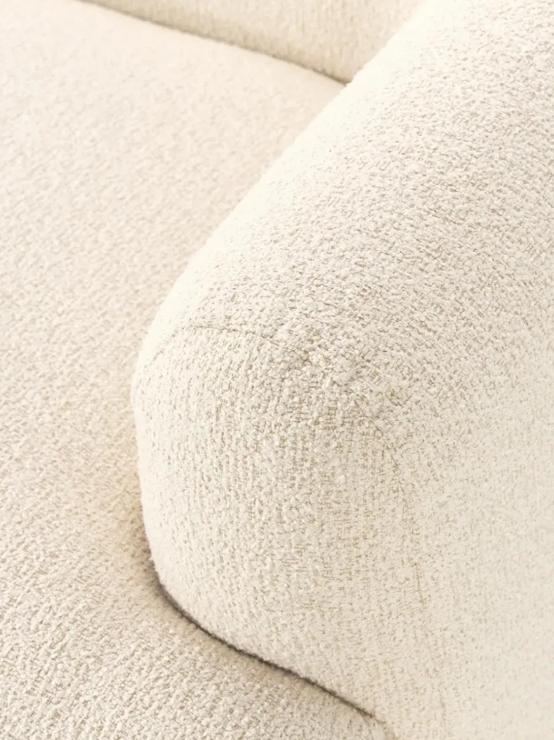 Sofá modular en tejido bouclé Sofia (2 plazas)