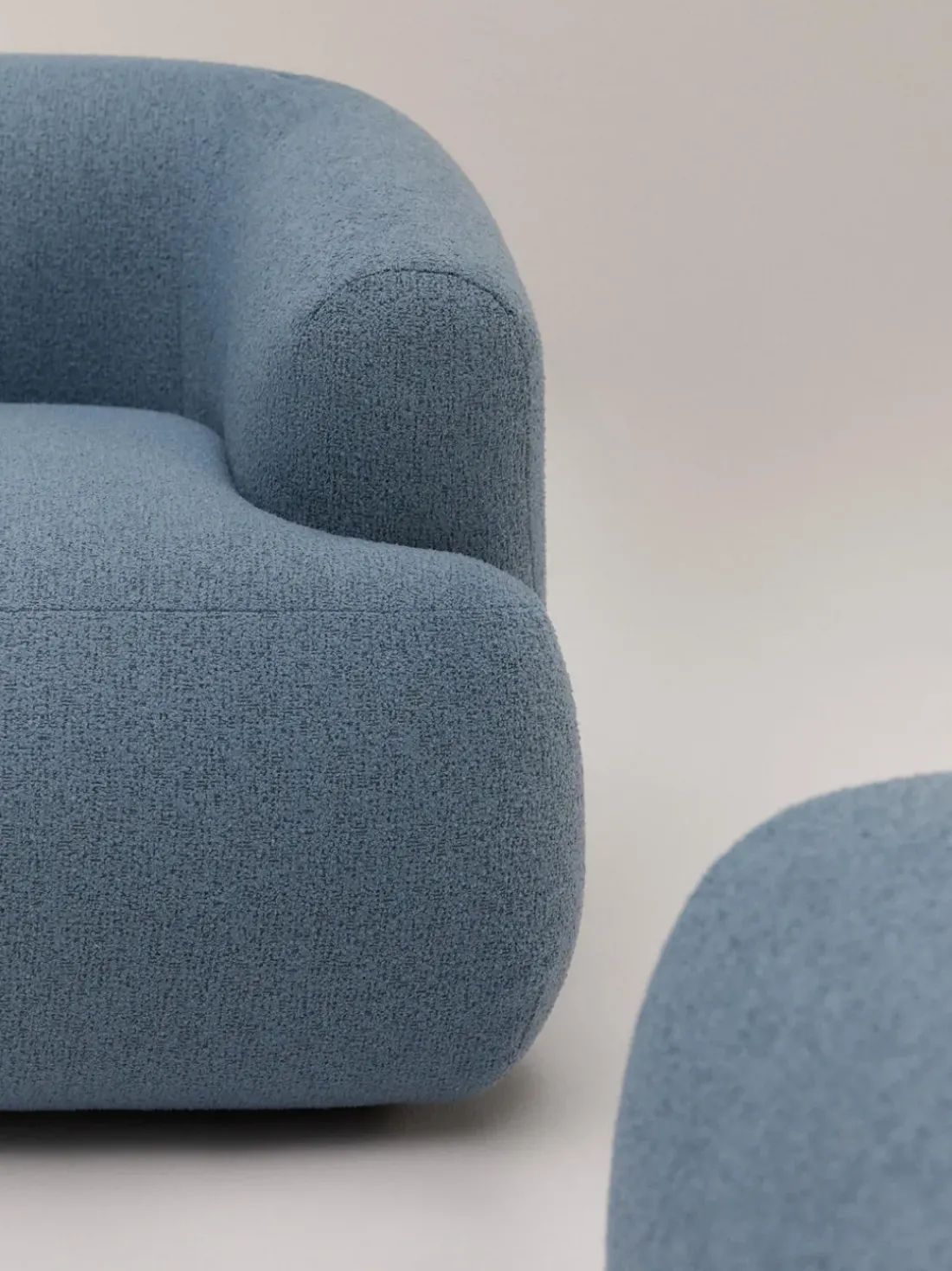 Sofá modular en tejido bouclé Sofia (2 plazas)
