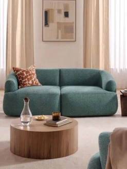 Sofá modular en tejido bouclé Sofia (2 plazas)