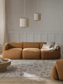 Sofá modular en tejido bouclé Sofia (3 plazas)