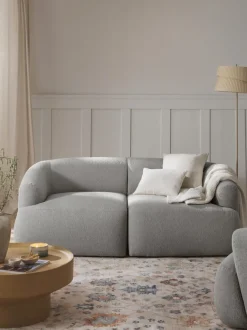 Sofá modular en tejido bouclé Sofia (2 plazas)
