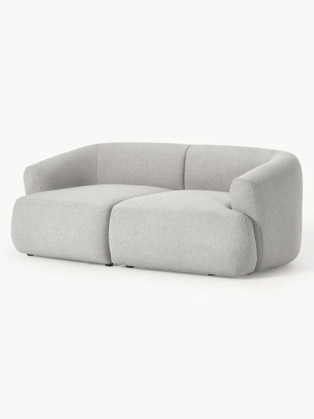 Sofá modular en tejido bouclé Sofia (2 plazas)