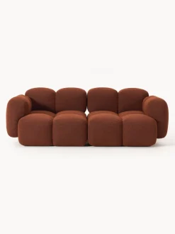 Sofá modular en tejido bouclé Tayla (3 plazas)