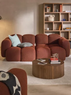 Sofá modular en tejido bouclé Tayla (3 plazas)