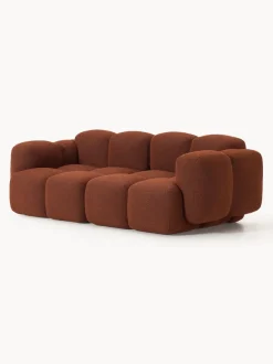 Sofá modular en tejido bouclé Tayla (3 plazas)