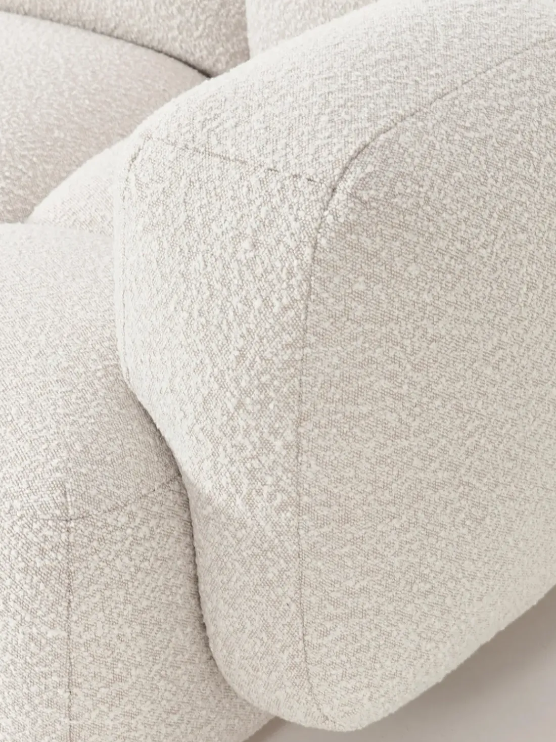 Sofá modular en tejido bouclé Tayla (3 plazas)