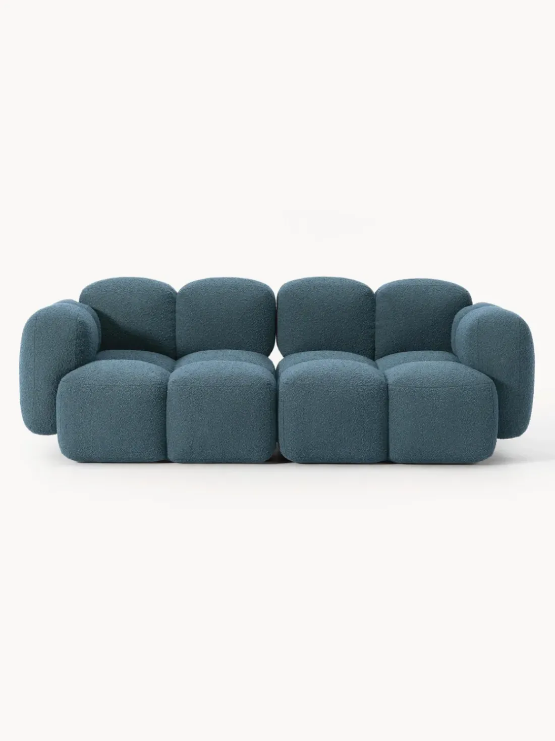 Sofá modular en tejido bouclé Tayla (3 plazas)