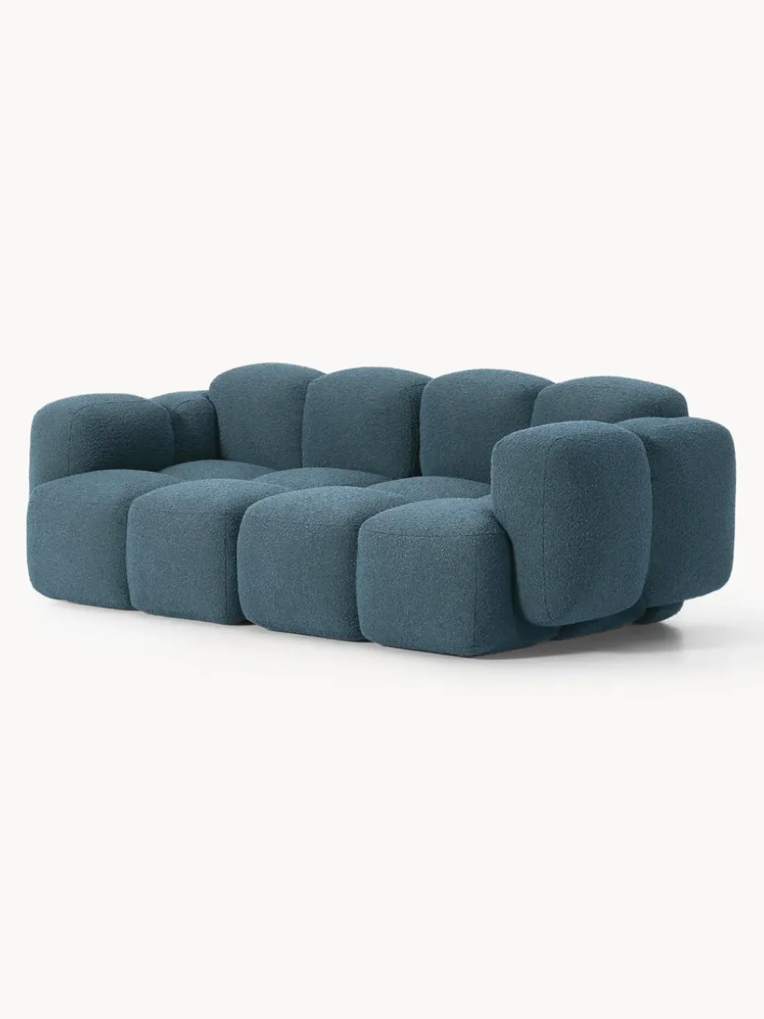 Sofá modular en tejido bouclé Tayla (3 plazas)