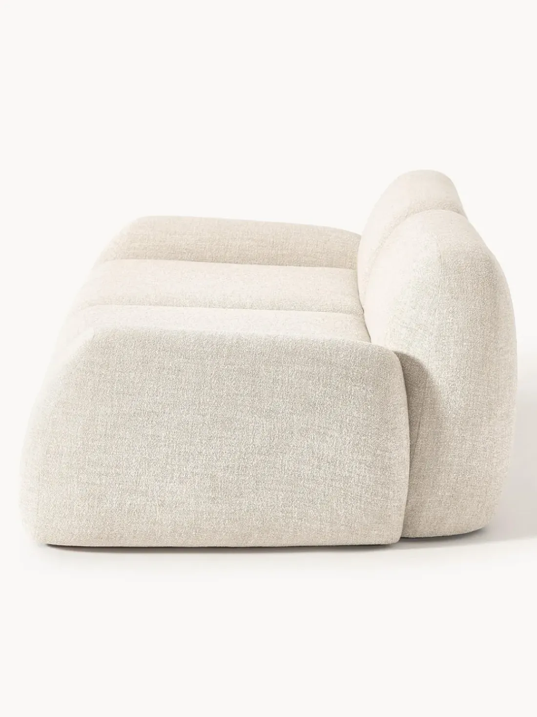 Sofá modular en tejido bouclé Wolke (3 plazas)