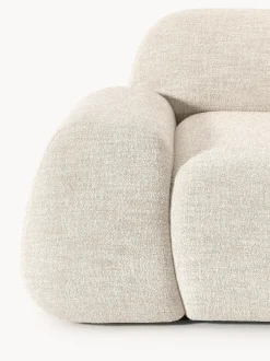 Sofá modular en tejido bouclé Wolke (3 plazas)