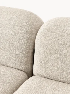 Sofá modular en tejido bouclé Wolke (3 plazas)