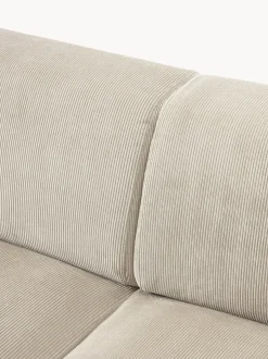 Sofá rinconera de pana Melva (4 plazas)