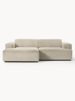 Sofá rinconera de pana Melva (3 plazas)
