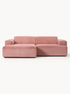 Sofá rinconera de pana Melva (3 plazas)