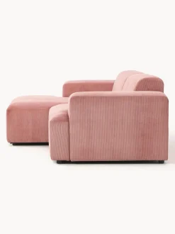 Sofá rinconera de pana Melva (3 plazas)